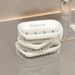 VANFOLA Wholesale Double-Layer Soap Dish, Minimalist Plastic Countertop Soap Holder, No Standing Water, Luxury Drain Soap Box For Household Bathroom_maomaolike.com