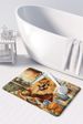 Chow Chow Fall Kitchen Pumpkins Memory Foam Kitchen Mat Machine Washable Anti-Fatigue Mat Cushion Comfort Bath Mat Or Kitchen Rug_maomaolike.com