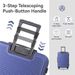 Luggage Sets ABS Hardshell 3pcs Luggage, Lightweight Durable Suitcase Sets Spinner Wheels Suitcase With TSA Lock 20''24''28'' Available(Blue)_maomaolike.com