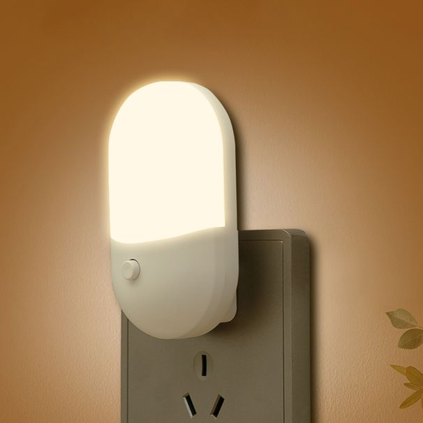 Mini Switch Plug-In Led Eye Protection Night Light Lamp Use For Bedside Baby Feeding Living Room_maomaolike.com