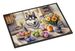 Decorating Easter Siberian Husky Doormat Front Door Mat Indoor Outdoor Rugs For Entryway, Non Slip Washable Low Pile, 24H X 36W_maomaolike.com
