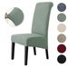 Cross-Border T-Shaped Elastic Thickened Large Slant Home Dining Table Sleighback High Back Chair Cover_maomaolike.com