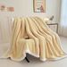Waffle Jacquard Double-Sided Fleece Lamb Wool Blanket Export Cross-Border Exclusive_maomaolike.com