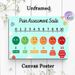 Pain Assessment Scale Painting Poster, Vibrant Color-coded Emotion Face Poster, Practical Pain Level Reference Ideal For Clinic, Medical Office_maomaolike.com
