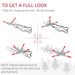 7.5ft Nordic Pine Artificial Christmas Tree With 1218 Snow Flocked Tips, Foldable Metal Stand, Easy Assembly, Hinged Xmas Tree For Home Office Holiday_maomaolike.com