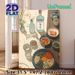 Korean Cuisine & Soju Painting Poster, Warm-toned Illustrated Food Scene Poster, Appealing Culinary Artwork Ideal For Restaurant And Kitchen Dining_maomaolike.com