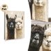 Alpaca Themed Painting Poster, Warm-toned Realistic Cute Alpaca Pair Scene Poster, Charming Animal Artwork Ideal For Living Room, Bedroom And Office_maomaolike.com