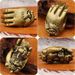Sand Gold Buddha Hand Pendant Pixiu Antique Style Reach Out For Wealth Solid Handheld Piece Desktop Ornament Wholesale_maomaolike.com