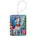 Dalmatian Christmas Reindeer Porcelain Ornament Christmas Tree Hanging Decorations For Home Christmas Holiday, Rectangle, Gift, Multicolor_maomaolike.com