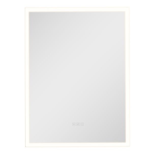 Lighted Medicine Cabinet With Mirror, 24 X 32 In Recessed Or Wall Mount, 3 Color Dimmable LED Bathroom Medicine Cabinet With Magnifying Mirror, Adjustable Shelve Storage, Memory Defog Function_maomaolike.com