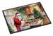 Cookies With Santa Claus Father Christmas Doormat Front Door Mat Indoor Outdoor Rugs For Entryway, Non Slip Washable Low Pile, 24H X 36W_maomaolike.com