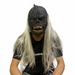 Halloween horror ghost face haunted house mask headgear ghost face devil mask haunted house scary silver haired ogre_maomaolike.com