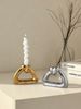 1pc Triangular Shape Column Candle Holder With Multiple Colors, Suitable For Multi-scene And Multi-festival Ornaments, Candle Holders_maomaolike.com