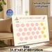 Stay In Bed Reward Chart Painting Poster, Soft-toned Cute Bedtime-themed Poster, With Sleep Icons And Reward Stars, Helps Encourage Staying In Bed All_maomaolike.com