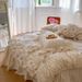 Nordic Vintage Boho Retro Princess-style Lace Ruffle Four-piece Set With Skirt, Bed Sheet, Duvet Cover, Pure Cotton_maomaolike.com