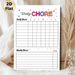Weekly Chore Chart Painting Poster, Vibrant Star-adorned Chore Schedule Poster, Functional Planner To Organize Daily & Weekly Household Tasks_maomaolike.com