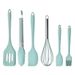Silicone Kitchenware Scraper 6-piece Baking Tools Complete Set, Silicone , Oil Brush, Egg Beater, Cooking Spoon,_maomaolike.com
