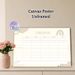 German Weekly Class Schedule Painting Poster, Soft-toned Minimalist Boho Style Poster, Functional Planner With Note Section To Organize Daily Classes_maomaolike.com