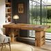 Executive Desk, Large Wooden Office Computer Desk With Heavy Duty Legs_maomaolike.com