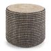 Larissa Round Braided Pouf - Natural - Stylish And Functional Home Accent_maomaolike.com