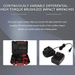 One Piece Portable 48V Cordless Impact Wrench, Cordless Drill Kit, Brushless Impact Wrench, Drill Kit With Batteries, Accessories And Toolkit For Car Tires, Electric Bikes, Garden Sheds_maomaolike.com
