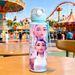 Sports Bouncing Water Cup With Straw, Pop-Up Lid,and Carry Strap, Portable And Handheld, 3D Textured Design Gym Gift For_maomaolike.com