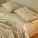Wholesale INS Korean All-Cotton Small Floral Pastoral Style 4-Piece With Tie Bow Bamboo Linen Pure Cotton Four-Piece Set_maomaolike.com