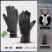 Unisex Ski gloves for men and women Antibacterial 3M Sherry cotton Cycling gloves Windproof waterproof bag Warm winter gloves Touch screen_maomaolike.com