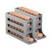 2pcs Kitchen Eggs Organizer 4-layer Slide Refrigerator Eggs Rack_maomaolike.com