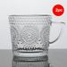 2pcs Striped Glass Cups, Beverage Cups, Water Cups, Milk Coffee Cups_maomaolike.com
