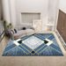 Living Room Rug Large Size Gorgeous Gold Frame Design Bedroom Rug Plush Thickened Machine Washable Thickened Underlay Interior Decorative Rug_maomaolike.com