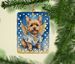 Norwich Terrier My Angel Porcelain Ornament Christmas Tree Hanging Decorations For Home Christmas Holiday, Rectangle, Gift, Multicolor_maomaolike.com