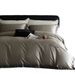 High-End Tencel Cotton Brushed Four-Piece Set Solid Color Simple Embroidery Color-Block Duvet Cover Bed Sheet Thickened Soft Beddi_maomaolike.com