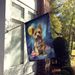 Cairn Terrier Happy Birthday House Flag Large Porch Sleeve Pole Decorative Outside Yard Banner Artwork Wall Hanging, Polyester, House Size, Multicolor_maomaolike.com