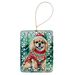 Tibetan Spaniel Christmas Porcelain Ornament Christmas Tree Hanging Decorations For Home Christmas Holiday, Rectangle, Gift, Multicolor_maomaolike.com