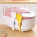 Kitchen Seamless Suction Cup Rice Cooker Rice Spoon Storage Rack Multi-functional Wall-type Storage Rack_maomaolike.com