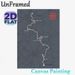 Paris-Roubaix Cycling Route Painting Poster, Minimalist Dark-toned Map With Red Highlights Poster, Clearly Presents Key Race Sections, Ideal For_maomaolike.com