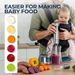 Hand Immersion Blender Powerful 4-in-1,Stainless Steel Stick Food Mixer,700ml Mixing Beaker,500ml Processor,Whisk_maomaolike.com