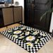 Living Room Rug,Large Rug,Oversized, Gold Leaves Design,Bedroom Rug,Soft And Thick, Machine Washable, Thickened Rug, Bedside Rug,Decorative Indoor Rug_maomaolike.com