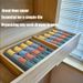 4 Socks And Underwear Storage Boxes, 24 Foldable Storage Boxes (drawers Are Divided Into Baffles, Fabric Storage Boxes For Sorting Socks)_maomaolike.com
