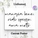 Italian Inspirational Life Motto Painting Poster, Minimalist Handwritten Black Script Poster, Warm Uplifting Message Suitable For Kitchen, Living Room_maomaolike.com