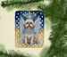 Lhasa Apso My Angel Porcelain Ornament Christmas Tree Hanging Decorations For Home Christmas Holiday, Rectangle, Gift, Multicolor_maomaolike.com