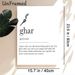 Ghar Definition Painting Poster, Minimalist Black & White Typographic Poster, Warm Heartfelt Home-themed Message Perfect For Living Room, Bedroom_maomaolike.com