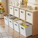 Large Capacity Drawer-style Folding Storage Box, Household Fabric Storage Box, Square Desktop Storage Box_maomaolike.com