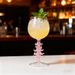 Korean Ins Style Christmas Wine Glass, Colored Glass, Christmas Tree Decoration, High Footed Glass, Red Wine Beverage Glass, Champagne Glass_maomaolike.com