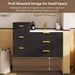 24inch Wall Mounted Floating Cabinet With Side Cabinet Combo, Rectangular Vanity, Small Bathroom Sink With Single Faucet Hole And Overflow, Modern Bathroom Cabinet With Ceramic Basin Sink_maomaolike.com