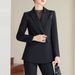 Women's Clothing Small Suit Goddess Fan Sequins Fashion Temperament Host Work Clothes_maomaolike.com