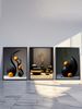 Minimalist. Abstract Geometric Patterns, Vibrant Vitality, Rembrandt-esque Side Lighting, 3D-like Immersive Texture._maomaolike.com