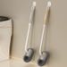 Household With Curved Head, No Dead Angle, Long Handle Bathroom Brush, Squat Toilet Cleaning Brush_maomaolike.com