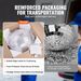 Mirror Disco Ball 12 Inch Silver Party Disco Ball With Hanging Ring_maomaolike.com